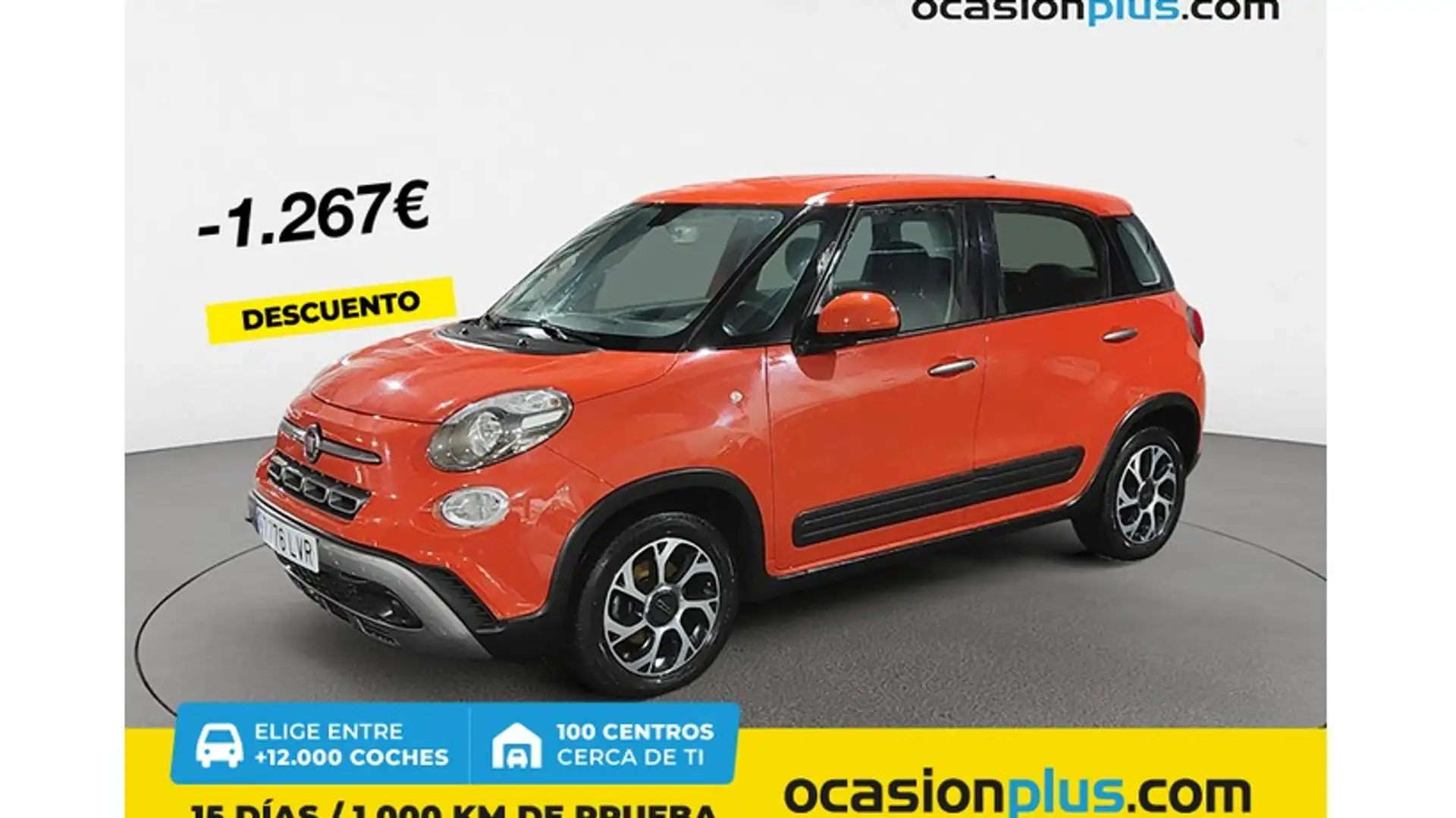 Fiat 500L 1.4 Cult Naranja - 1