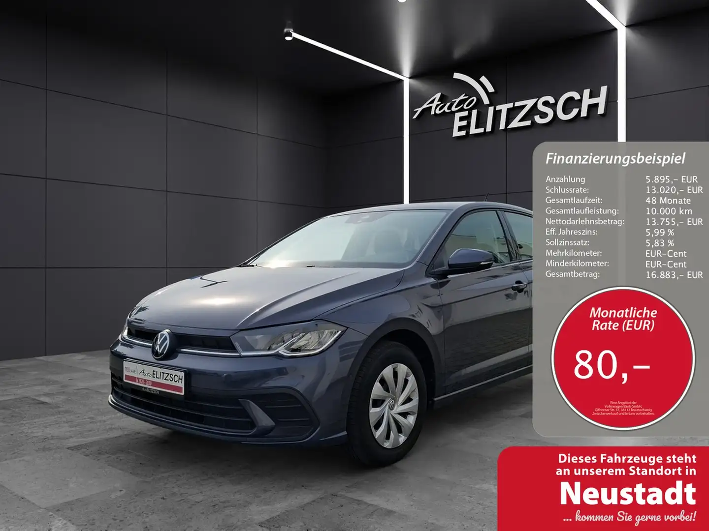 Volkswagen Polo TSI Life DSG LED Klima AID ACC PDC SH Grau - 1