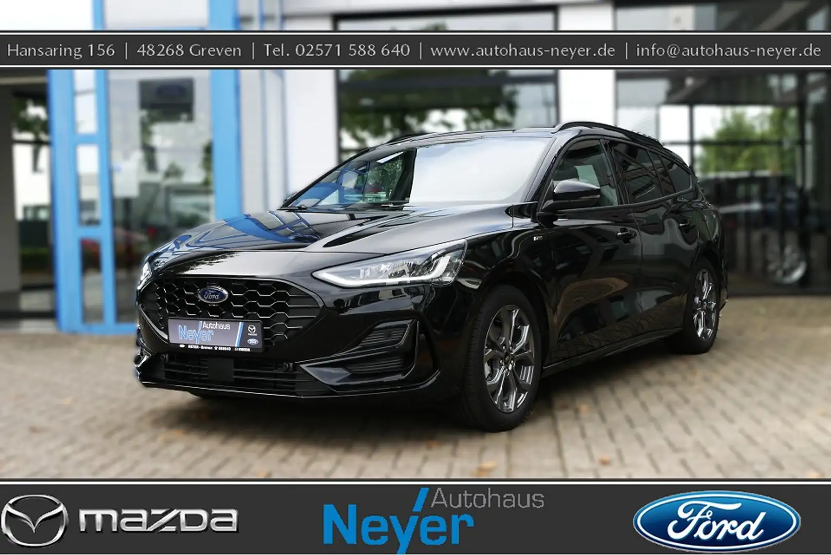 Ford Focus Turnier MHEV ST-Line X Schwarz - 1