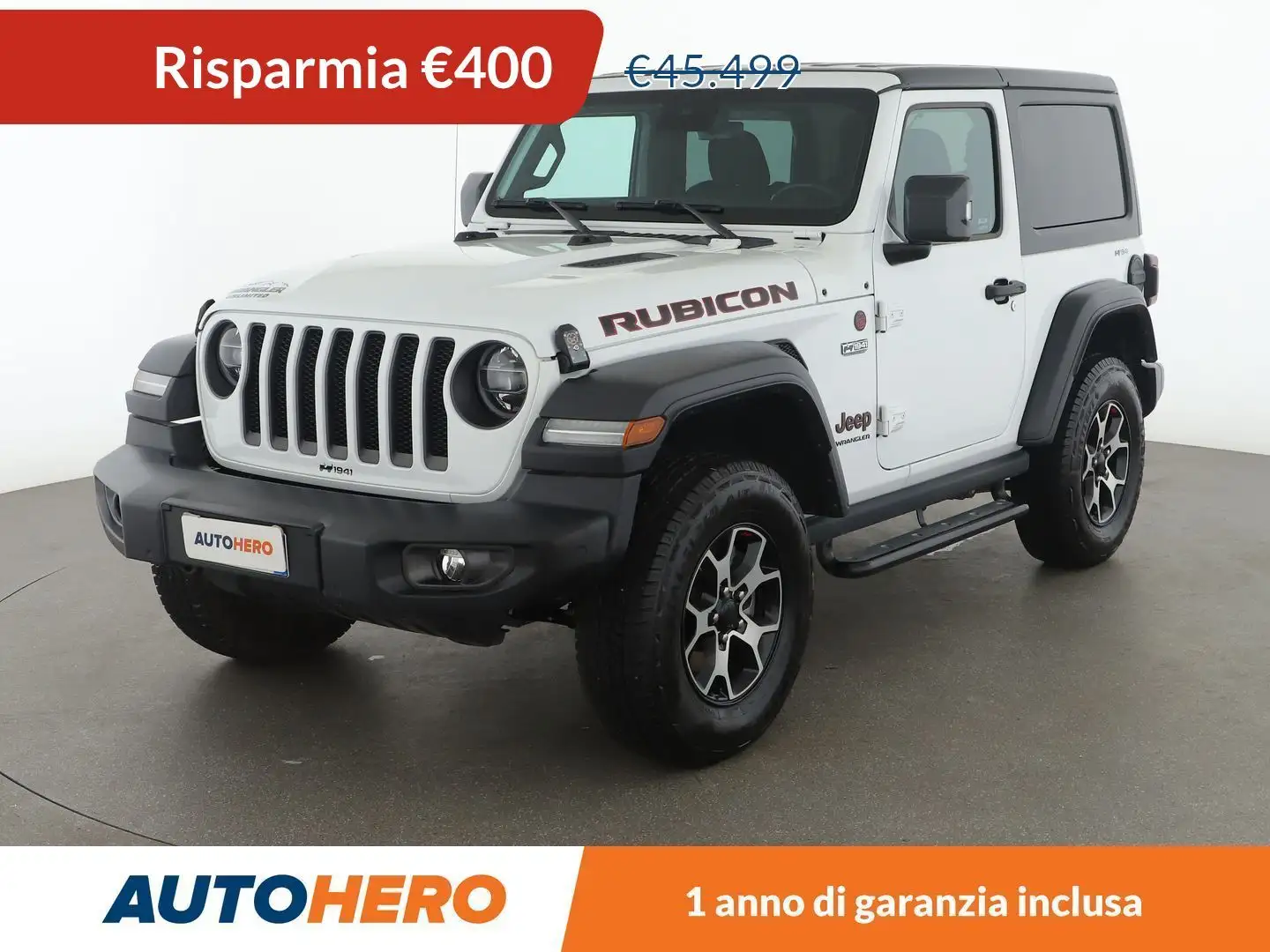 Jeep Wrangler 2.2 CRDi Rubicon Bianco - 1