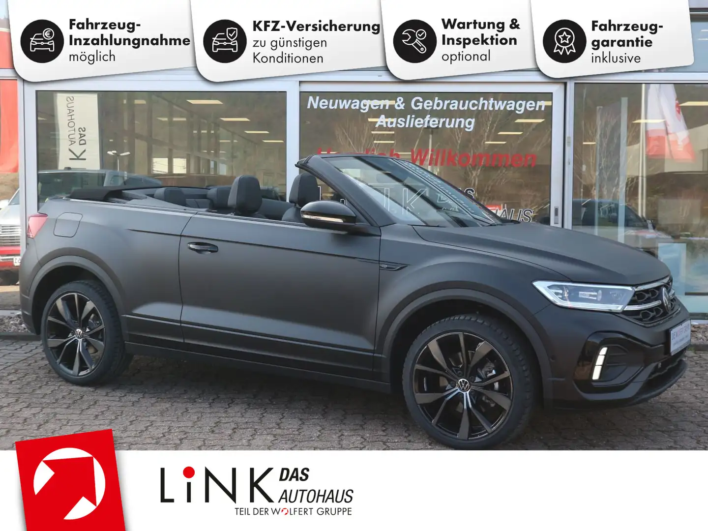 Volkswagen T-Roc R-Line Edition Black PLUS 1.5 TS Schwarz - 1