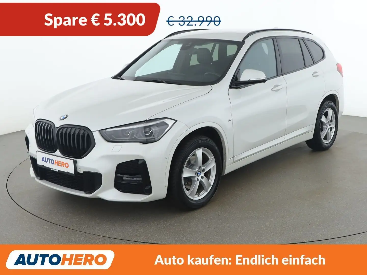 BMW X1 sDrive 18d M Sport Weiß - 1