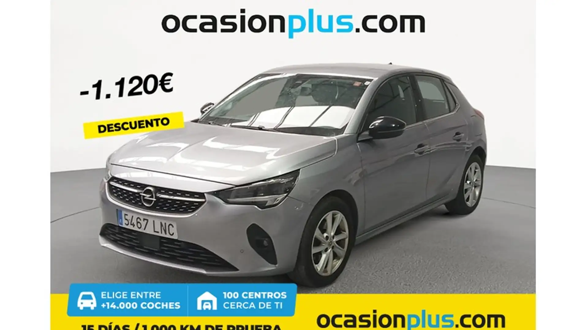 Opel Corsa 1.2T XHL S/S Elegance 100 Gris - 1