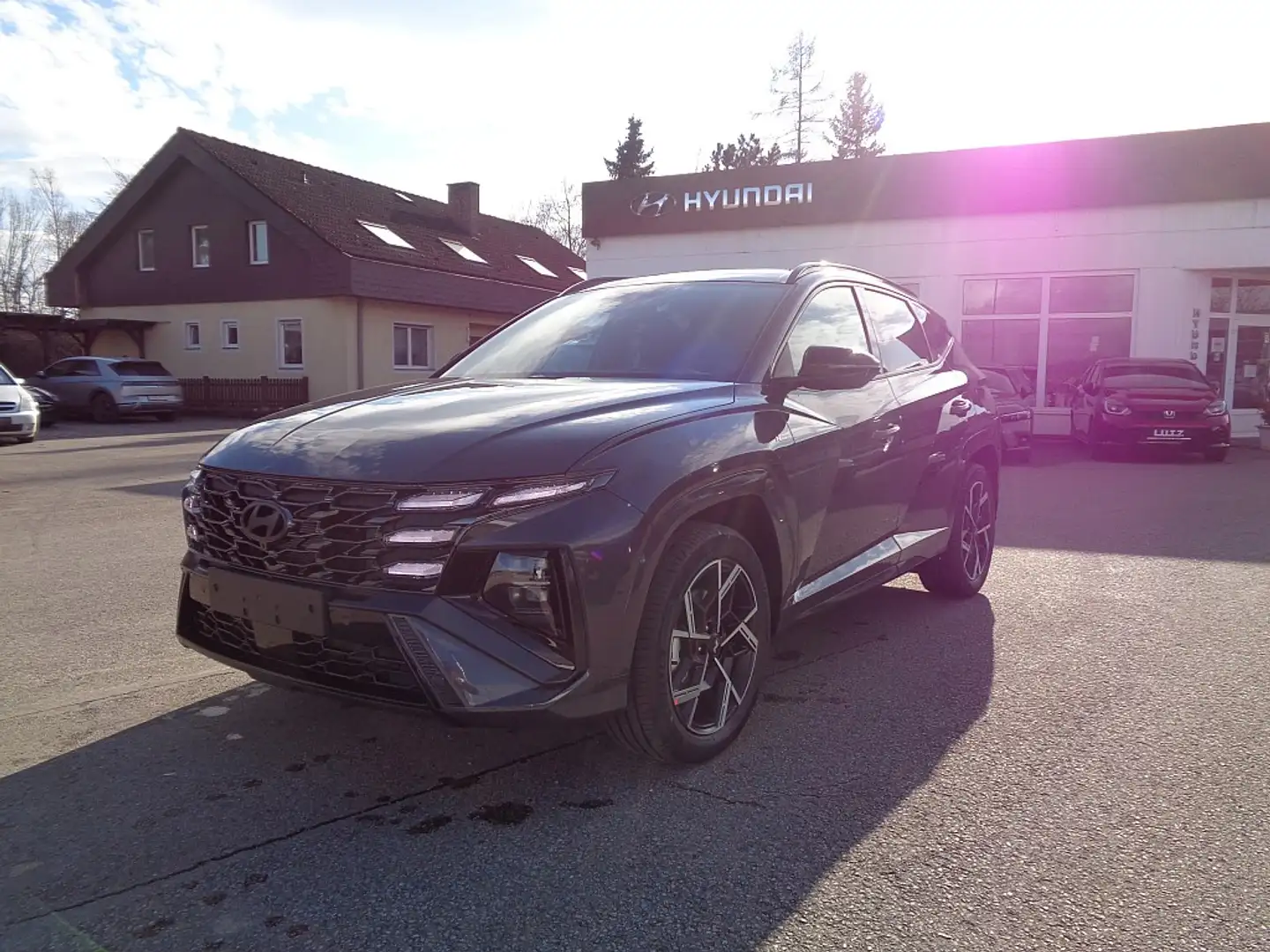 Hyundai TUCSON Tucson 1,6 T-GDI HEV 4WD N-Line Aut. Noir - 1