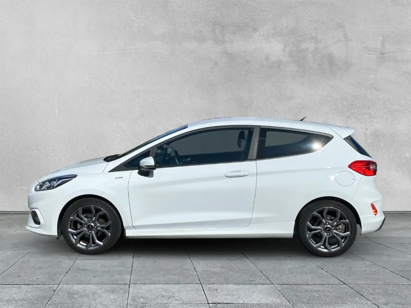 Ford Fiesta ST-LINE 1.0 ECOBOOST ST-Line +NAVI+SHZ+TEMPOMAT+ Blanc - 2