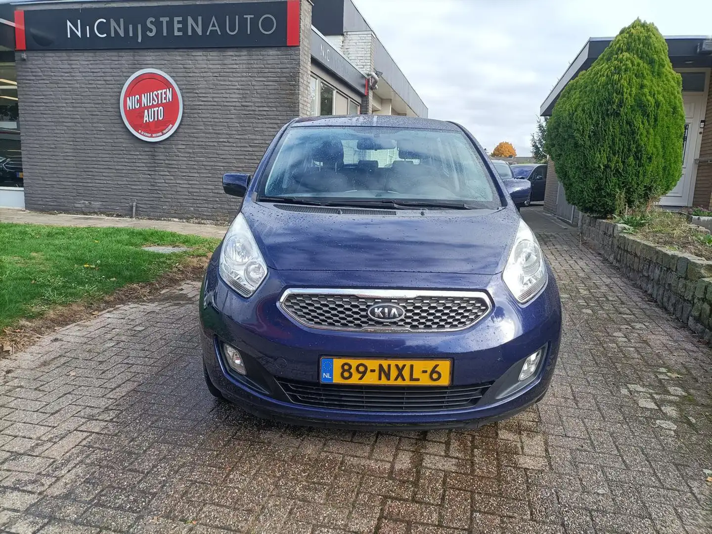 Kia Venga 1.4 CVVT Seven, Navi,Airco,Cruise,Trekhaak. Bleu - 2