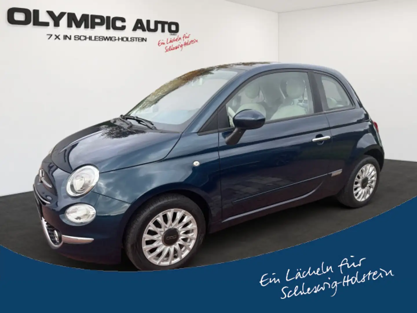 Fiat 500 1.2 8V Lounge SKYDOME CARPLAY KLIMA TOUCH Azul - 1
