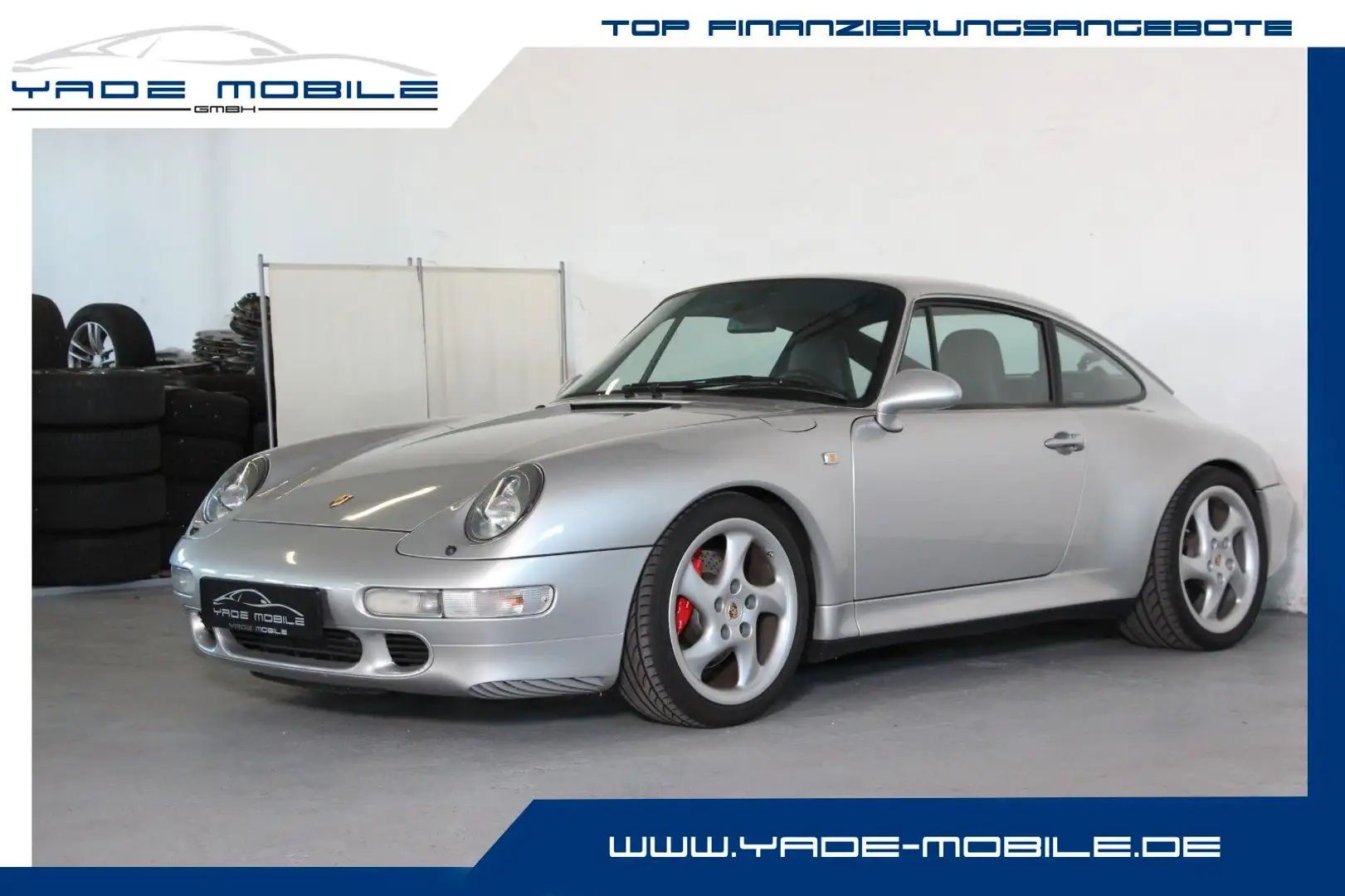 Porsche 993 Carrera 4S Coupe*WLS-X51-300PS*DT-FAHRZEUG* Silber - 1