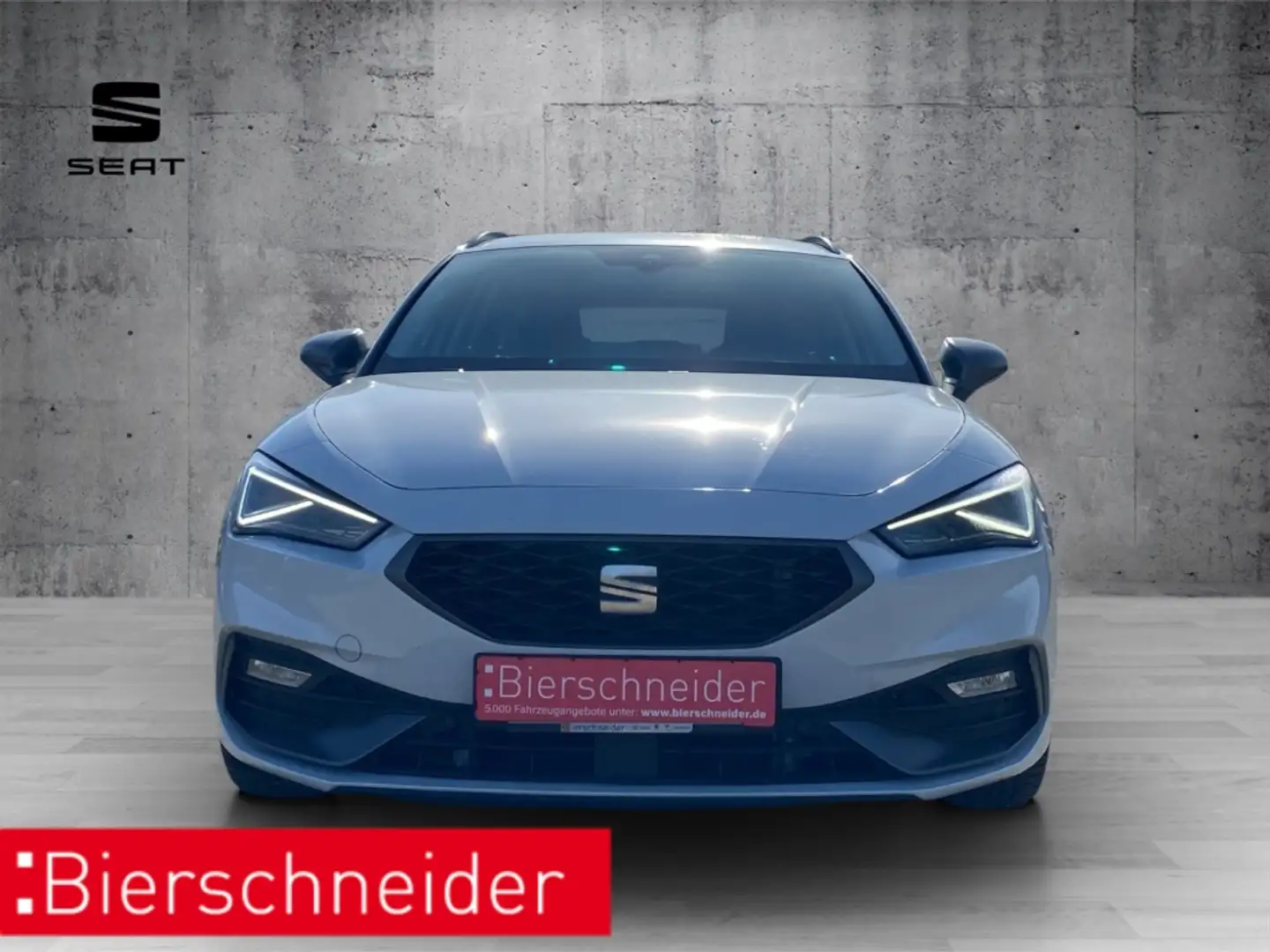 SEAT Leon Sp. 1.5 eTSI DSG FR Matrix LED Navi FaPa XL Kessy Weiß - 2