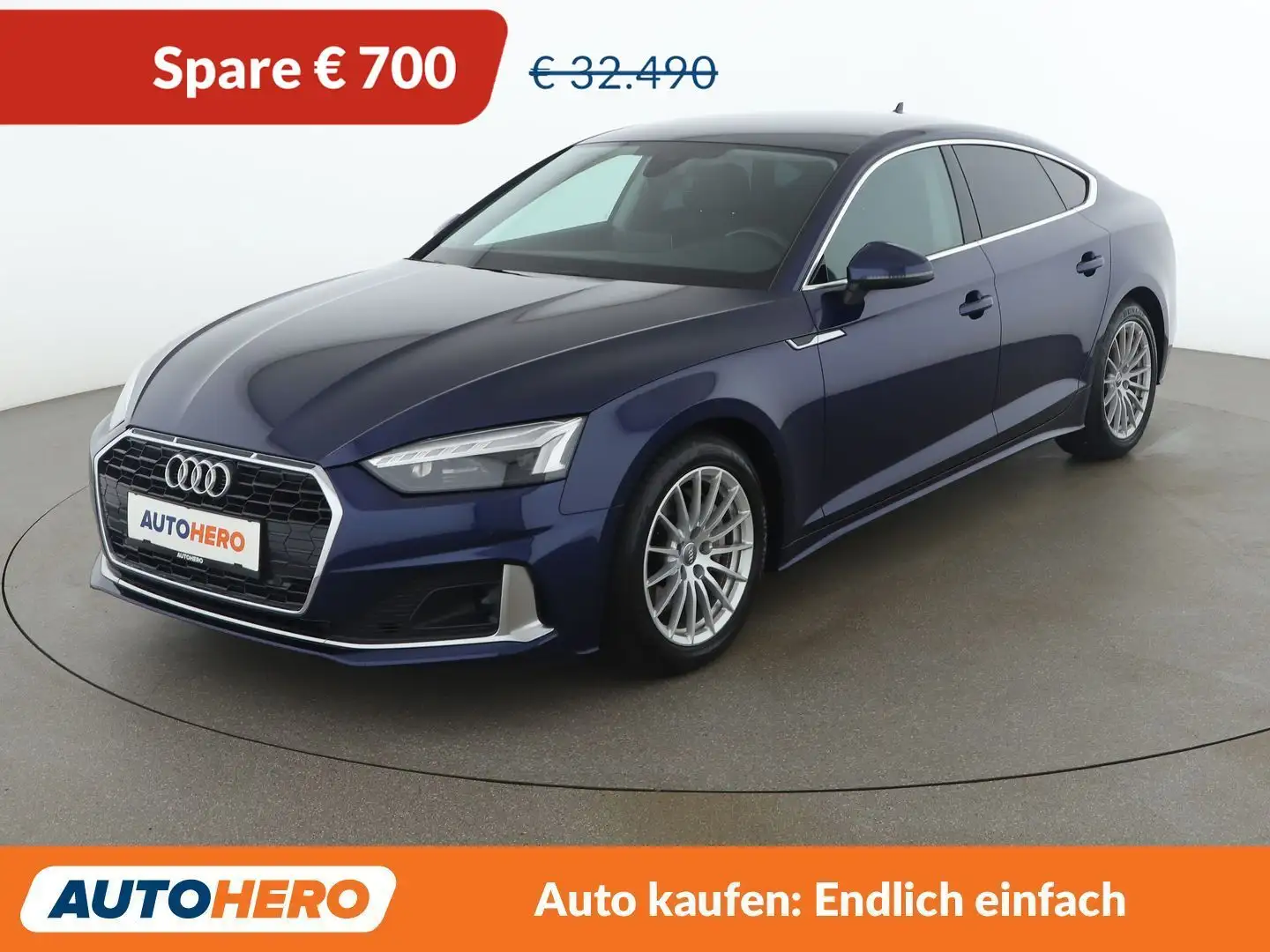 Audi A5 40 TDI advanced Blau - 1