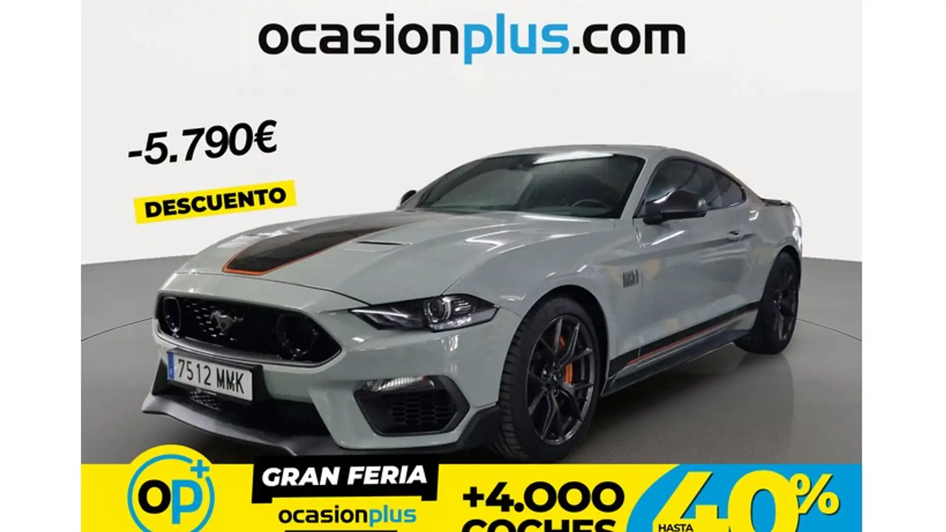 Ford Mustang Fastback 5.0 Ti-VCT Mach I Aut. Gris - 1