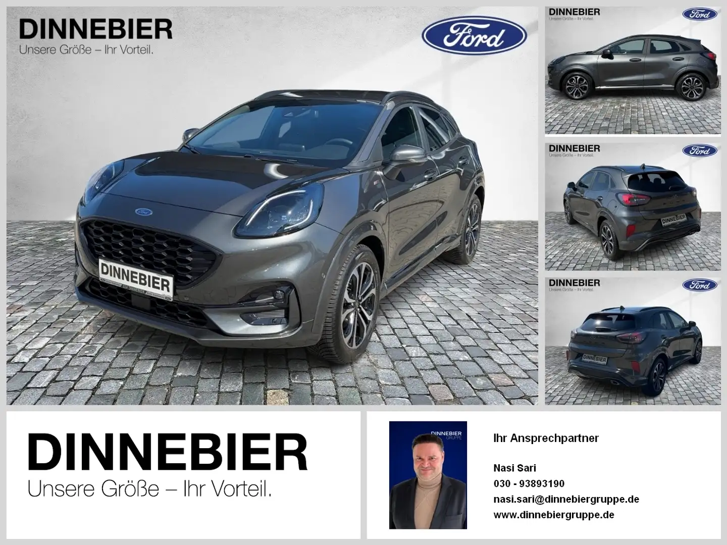 Ford Puma ST-Line X LED+Navi+Kamera+Winterpaket Grau - 1