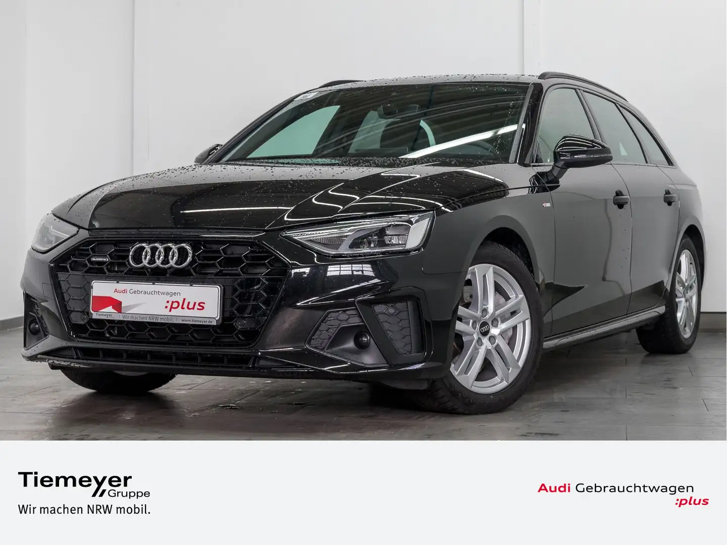 Audi A4 40 TDI Q S LINE LEDER KAMERA LM18 OPTIK Schwarz - 1