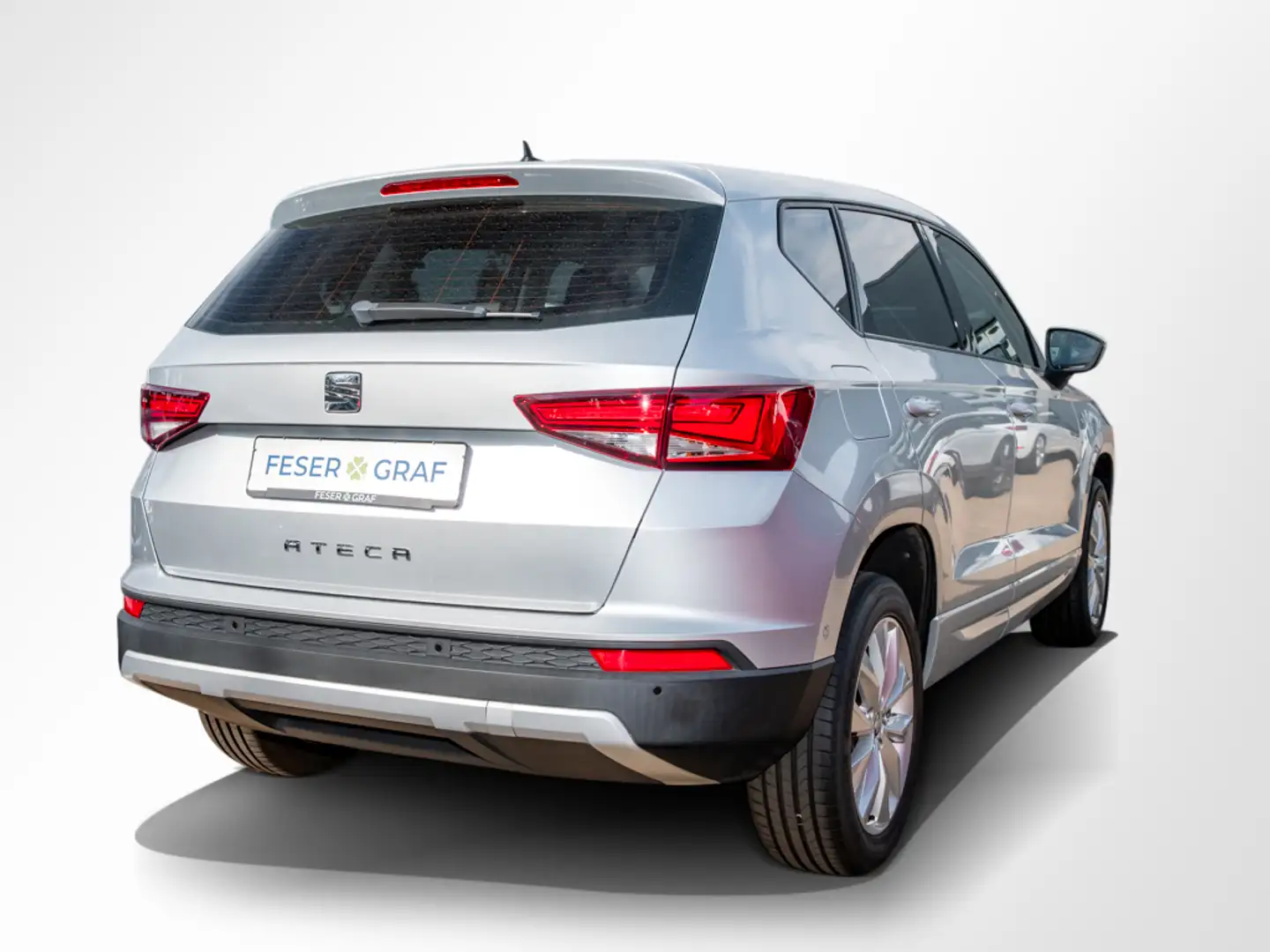 SEAT Ateca 1.4 TSI DSG Style/STANDHZG/EL.HECKKL/PLA Argent - 2