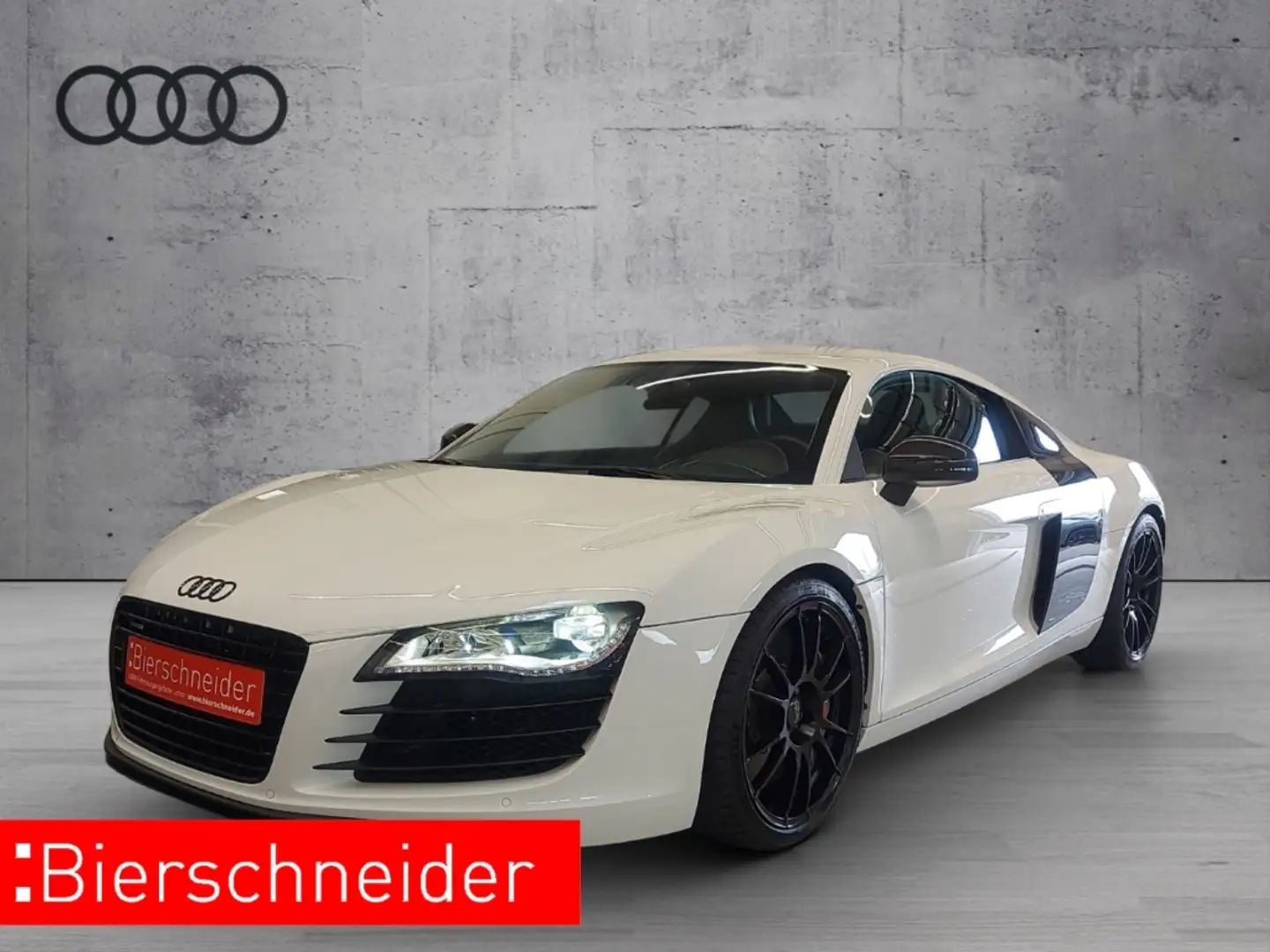 Audi R8 4.2 FSI qu. R tronic MTM B+O CARBON TOP ZUSTAND Bianco - 1