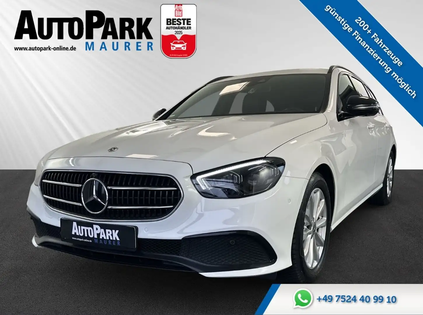 Mercedes-Benz E 220 d T Avantgarde *Ambiente*AHK*360°*SHZ*LED Blanc - 1