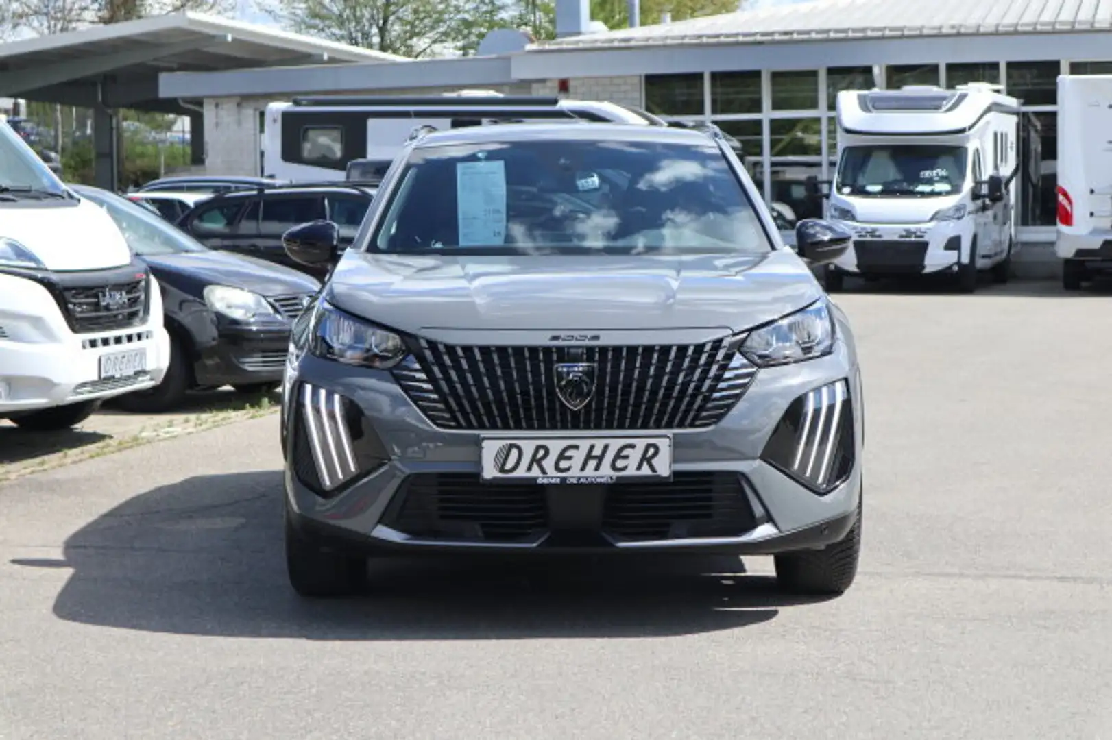 Peugeot 2008 2008 1.2 PureTech 130 Allure Autom./PDC/Navi/LM BC Grau - 2