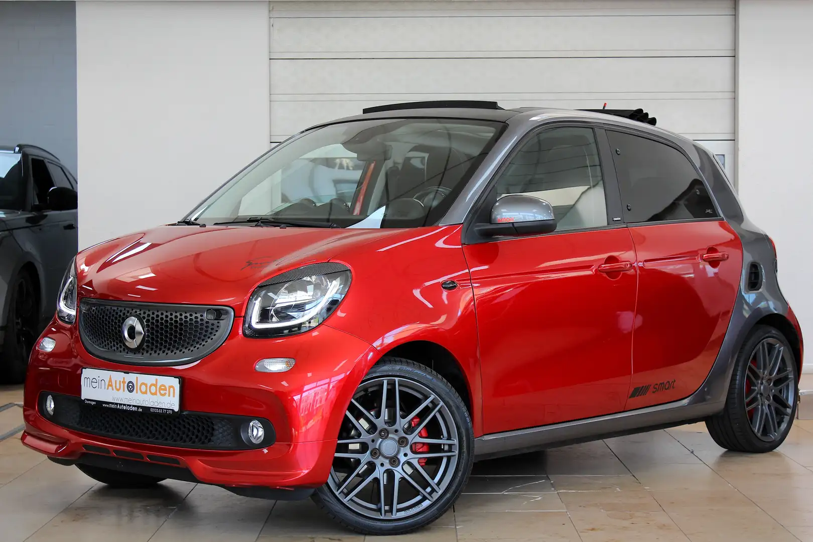 smart forFour 90PS Aut. Brabus Style Limited Edition *FALTDACH* Rouge - 1