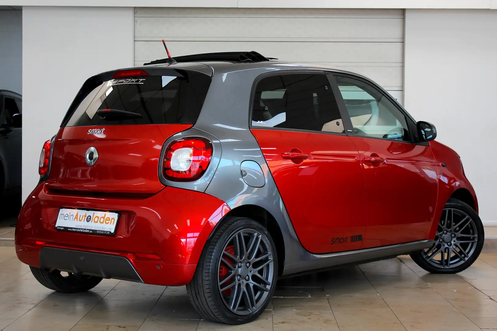 smart forFour 90PS Aut. Brabus Style Limited Edition *FALTDACH* Rouge - 2