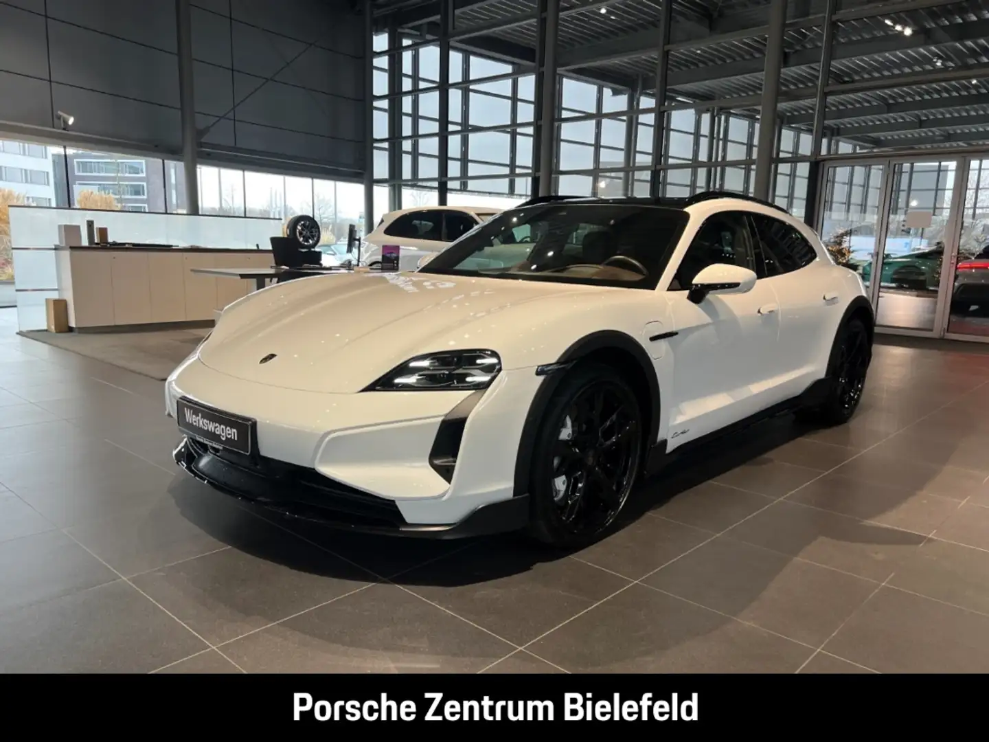 Porsche Taycan Turbo Cross Turismo Burmester Clubleder Weiß - 1