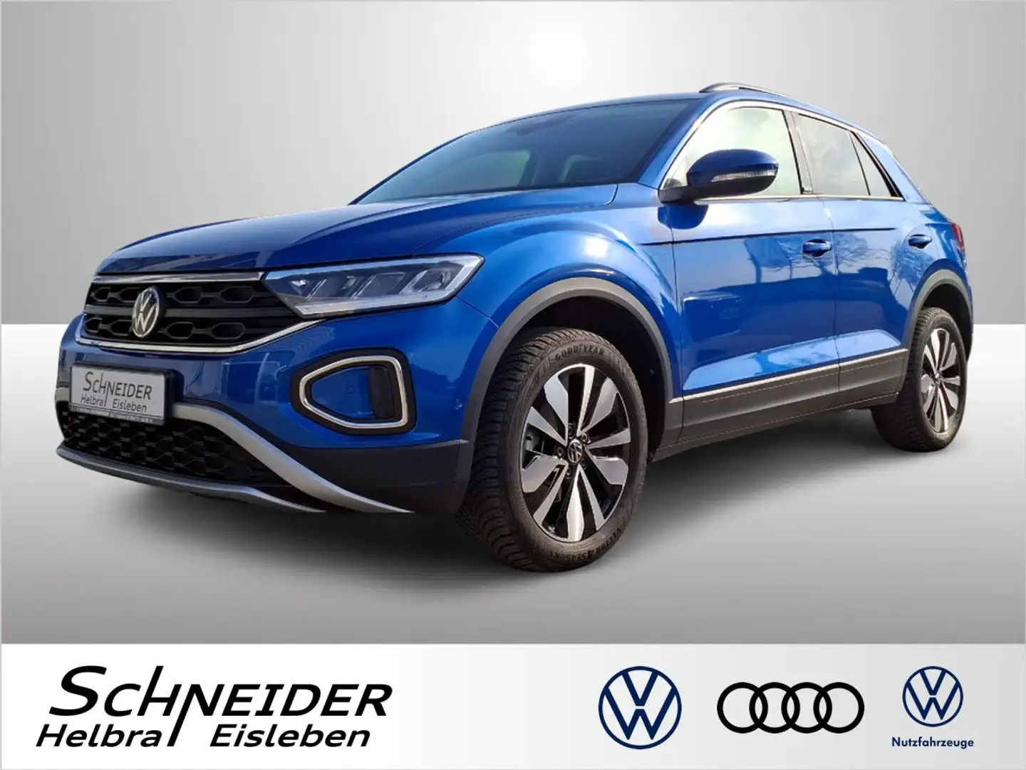 Volkswagen T-Roc 1.0 TSI MOVE APP+LED+SHZ+PDC Bluetooth Klima Bleu - 1