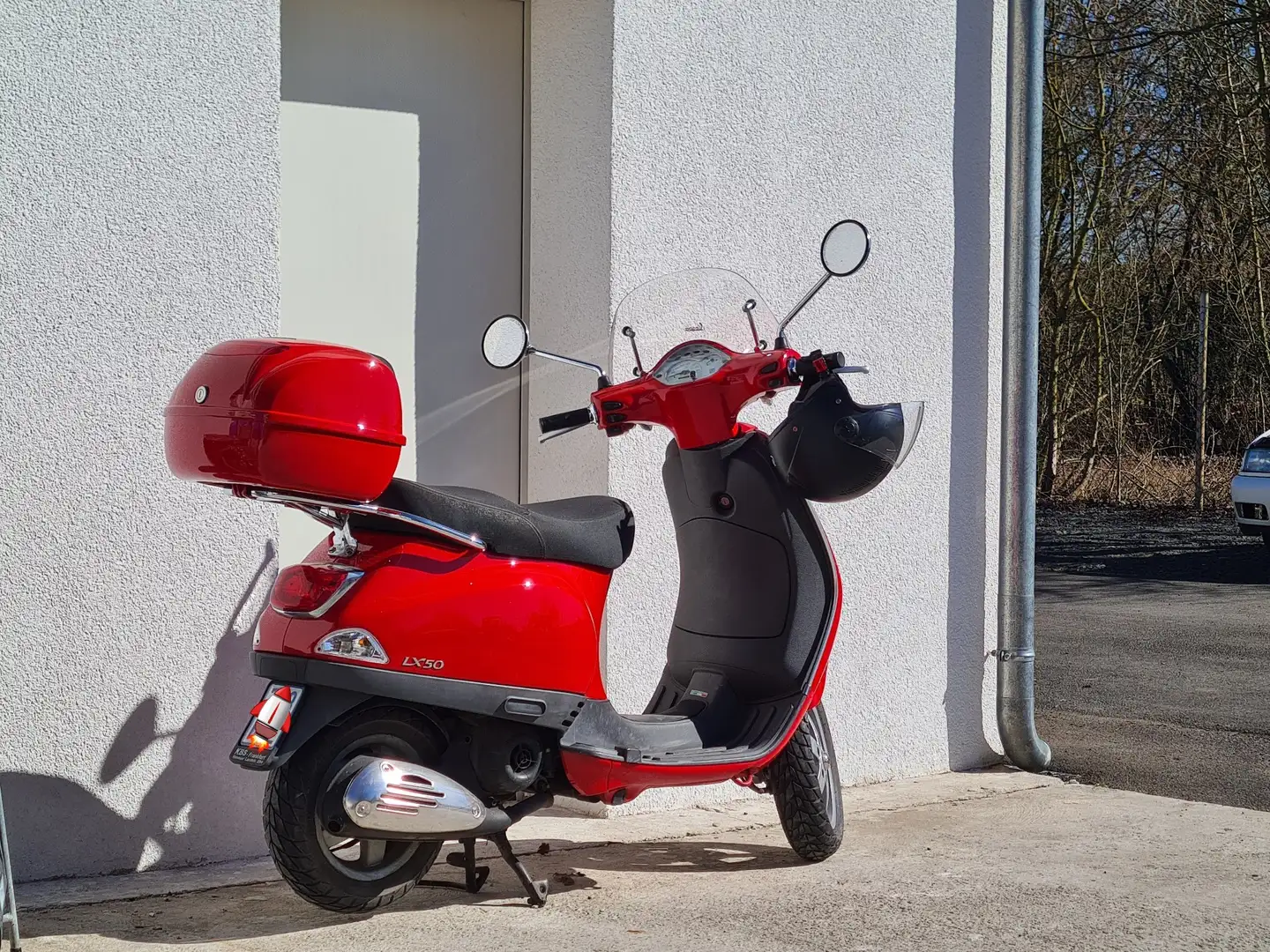 Vespa LX 50 Rojo - 2