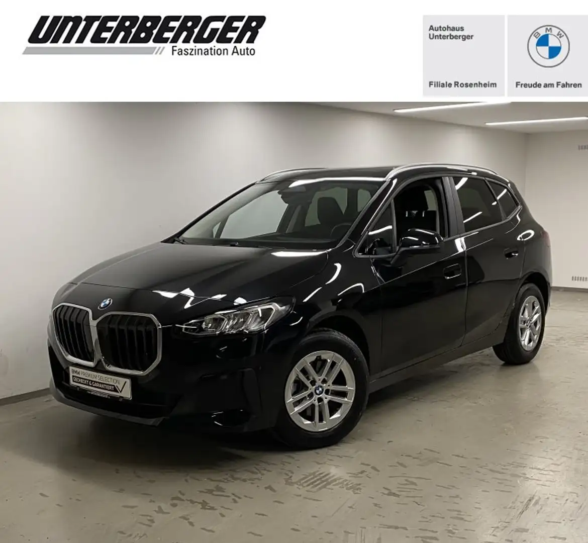 BMW 218 i Active Tourer Parkass. DAB LED AHK Klimaaut. Schwarz - 1