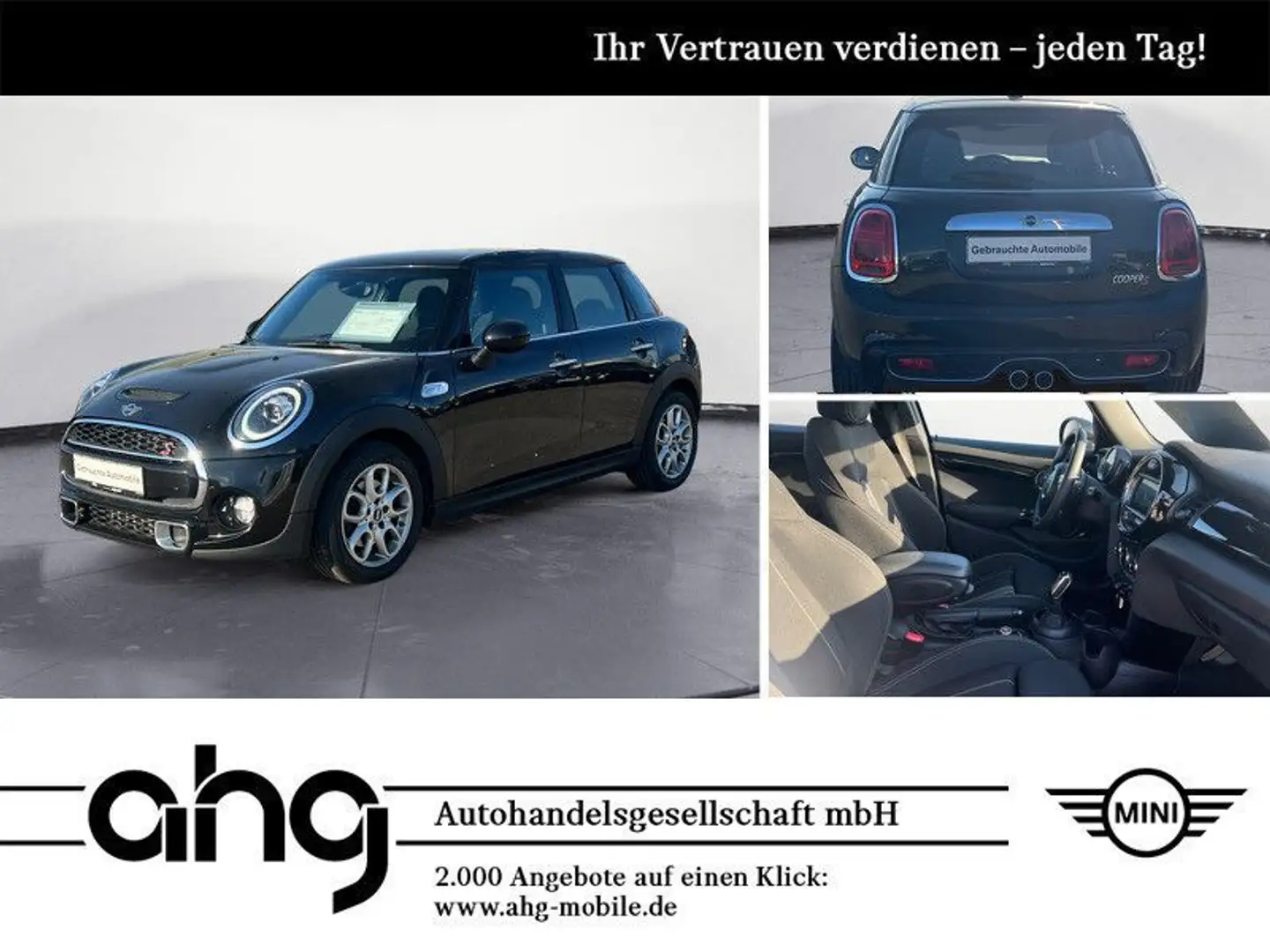 MINI Cooper S Sitzheizung Sportsitze Klimaautomatik A Schwarz - 1