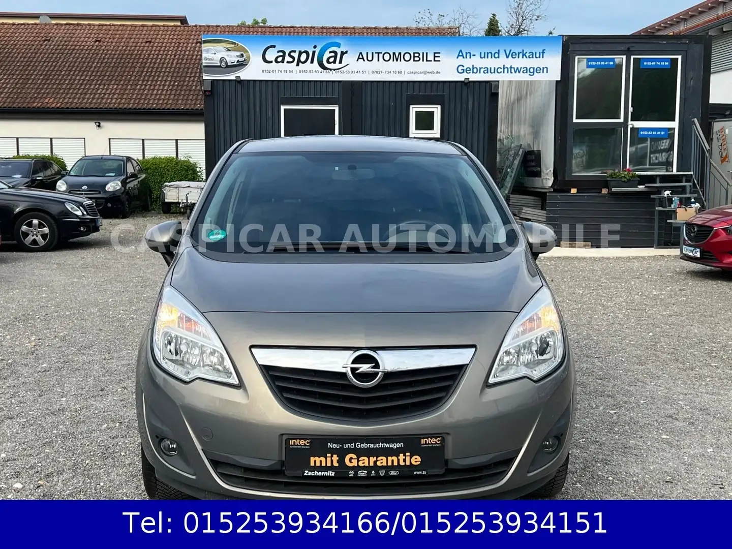 Opel Meriva B1,7 CDTI,KLIMA,8 FACH BEREIFT,TEMPOMAT,AHK,1.HAND Braun - 2