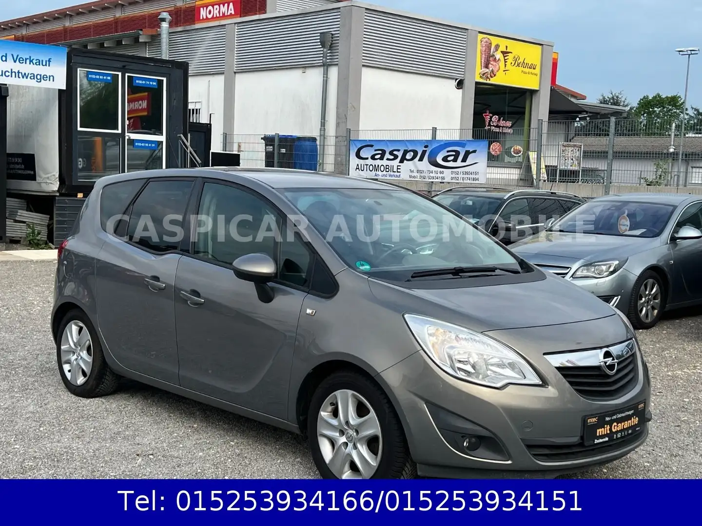 Opel Meriva B1,7 CDTI,KLIMA,8 FACH BEREIFT,TEMPOMAT,AHK,1.HAND Braun - 1