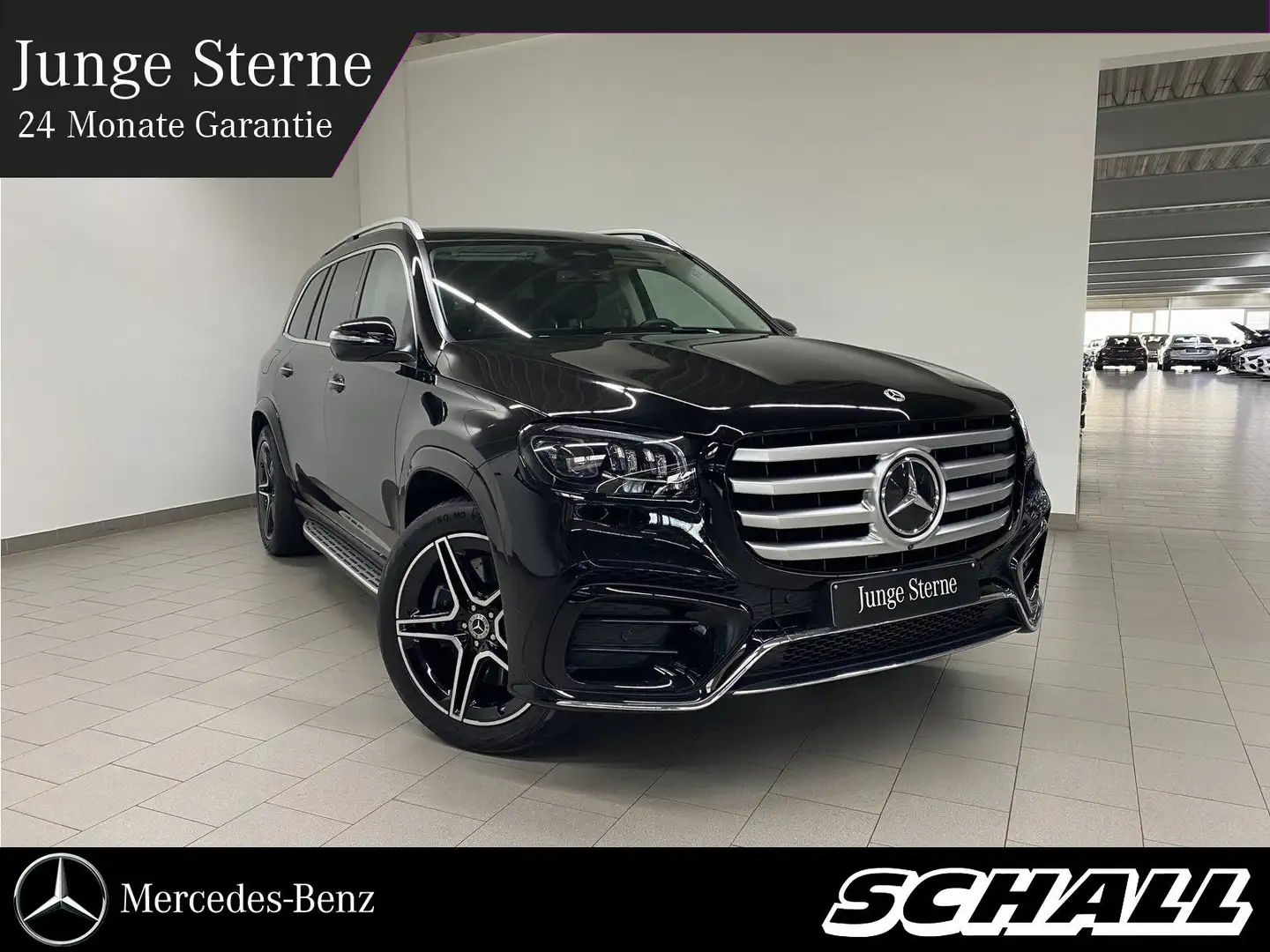 Mercedes-Benz GLS 450 4M AMG+DISTR+AHK+PANO+HUD+21"+360°+KEY Schwarz - 1