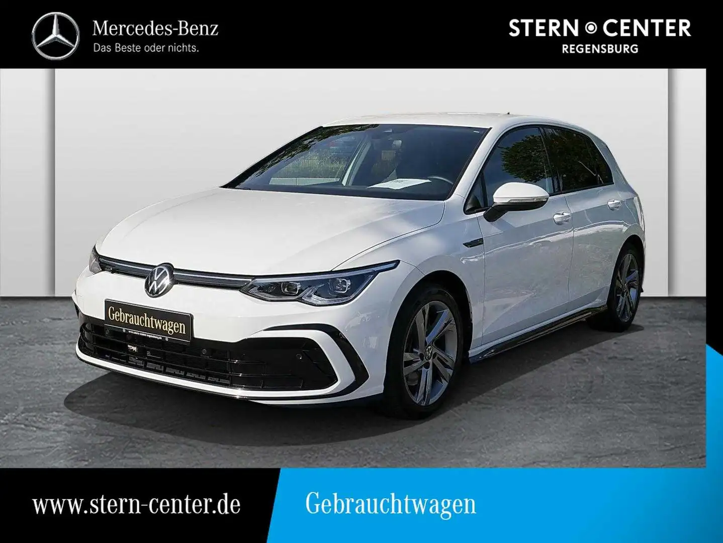 Volkswagen Golf VIII 2.0 TSI R-Line 4Motion+LED+KAMERA+SHZ+ Blanc - 1