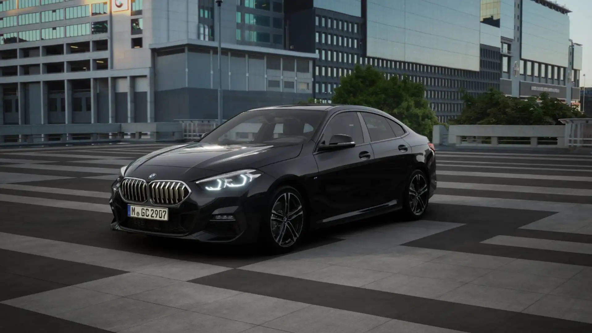 BMW 218 i Gran Coupe ///M-Sport/SpurAss/Head-Up/Navi Zwart - 1