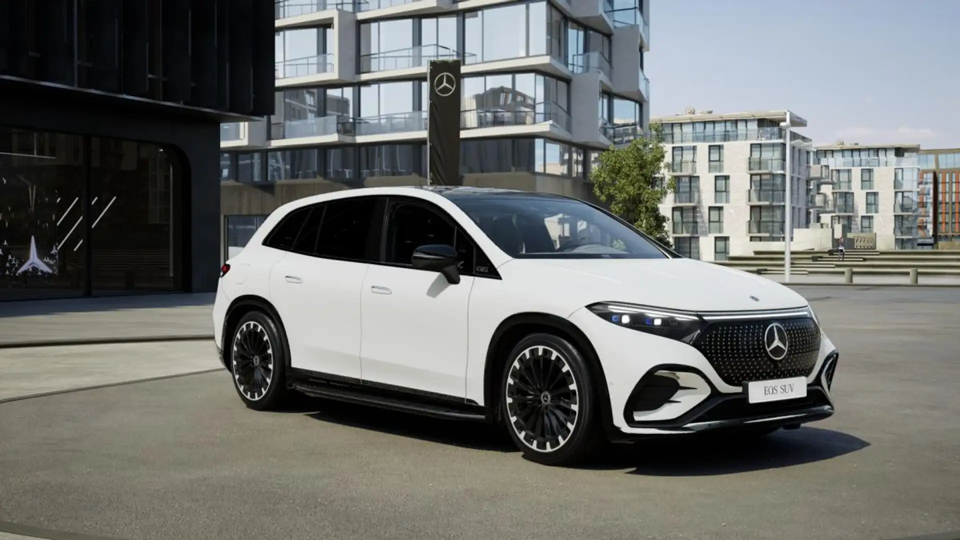 Mercedes-Benz EQS 450 4Matic SUV / AMG Line / inkl. Wartung / AHK Weiß - 1