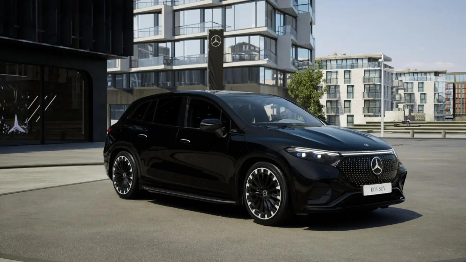 Mercedes-Benz EQS 450 4Matic SUV / AMG Line / inkl. Wartung / AHK Weiß - 2