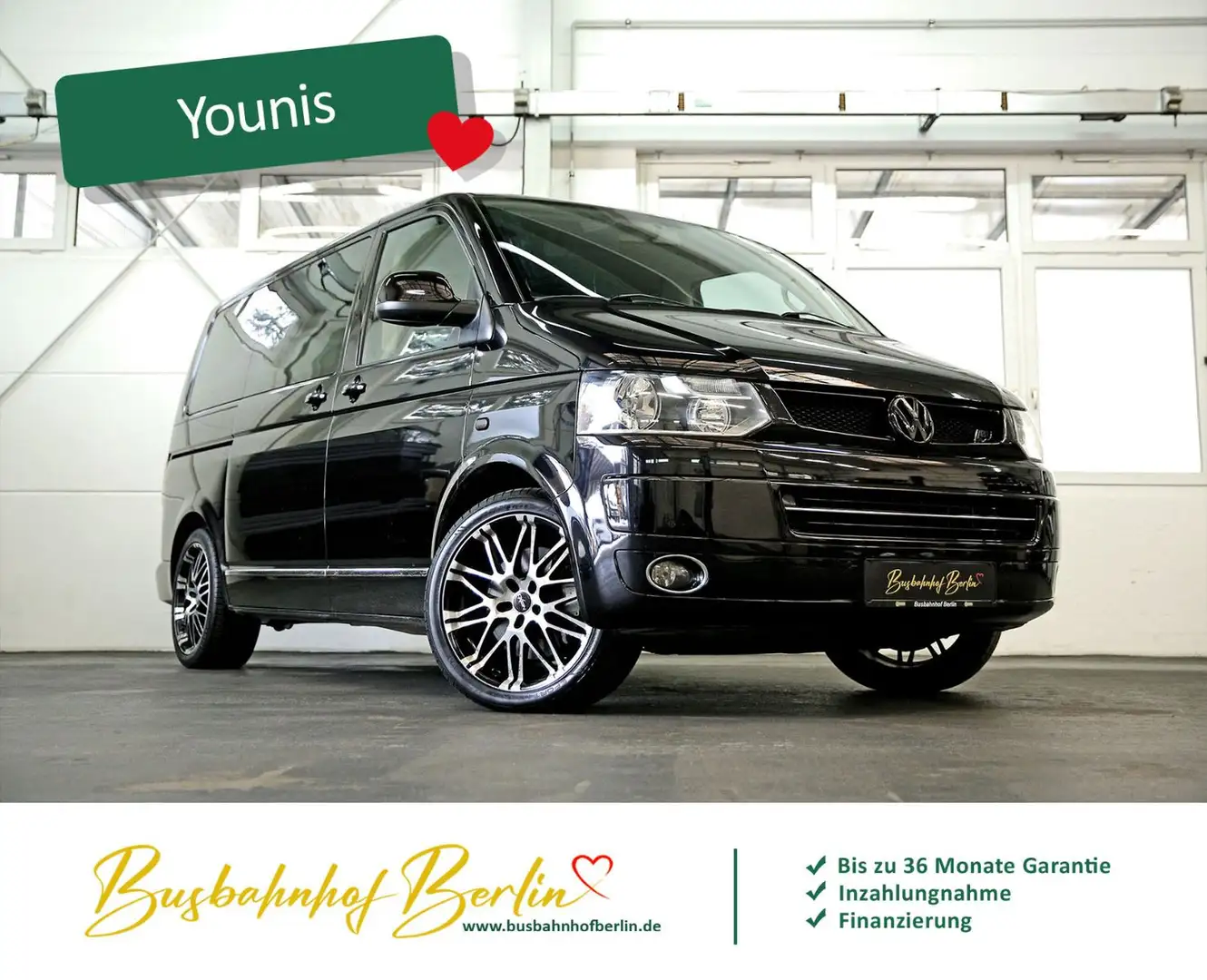 Volkswagen T5 Multivan Comfortline 4Motion 2 Schiebetüren Negro - 2