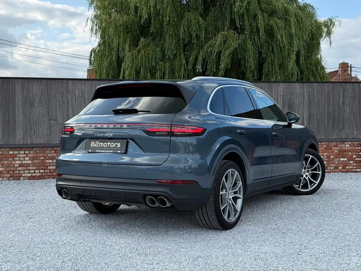 Porsche Cayenne S/pano/acc/360/burmester/luchtvering/btw/440pk Blau - 2