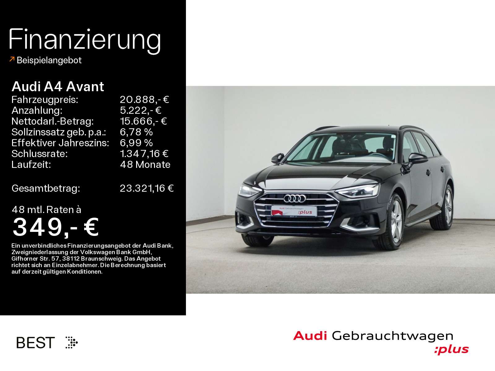 Second hand Audi A4 2.0 30 TDI