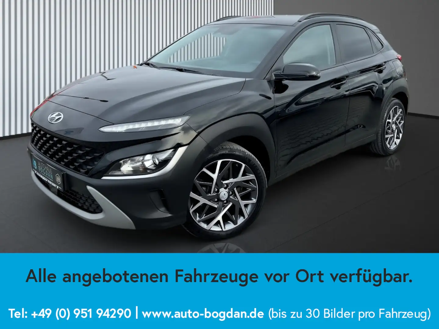 Hyundai KONA Hybrid digit.Cockpit*Navi*Kamera*SHZ*ACC Schwarz - 2