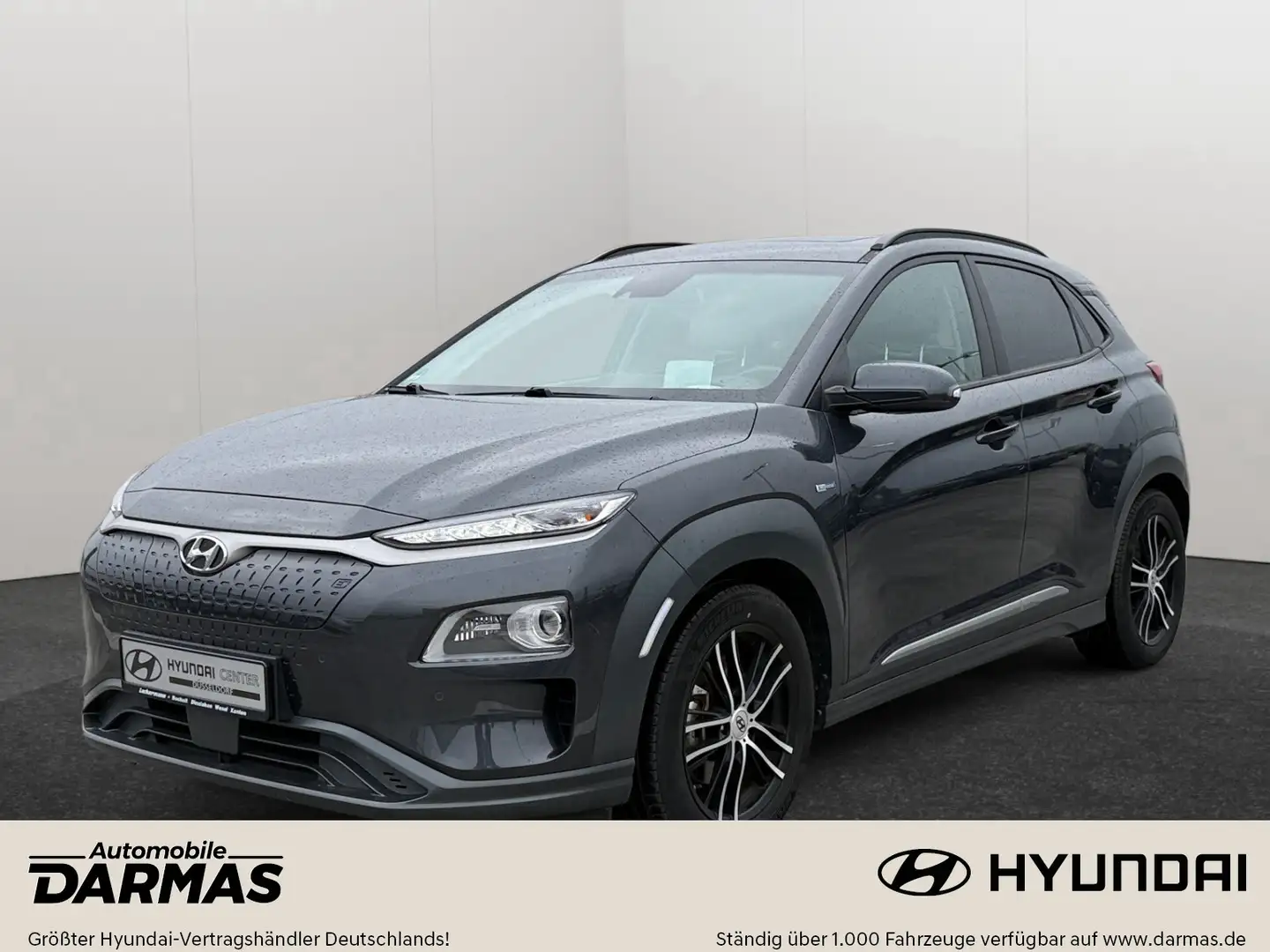 Hyundai KONA KONA Elektro Premium Grijs - 1