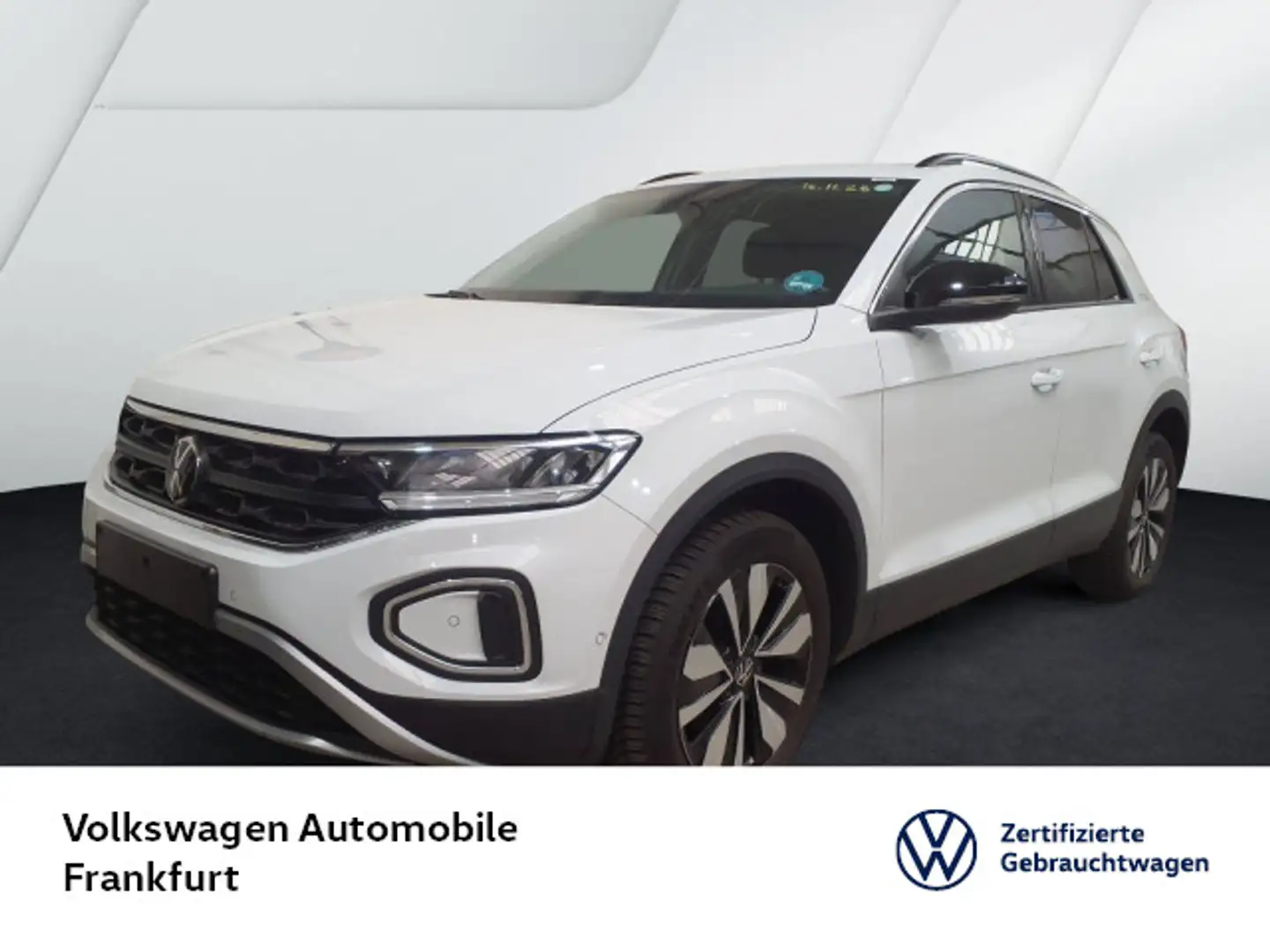 Volkswagen T-Roc 1.0 TSI Goal Navi LED DAB+ FrontAssist Weiß - 1