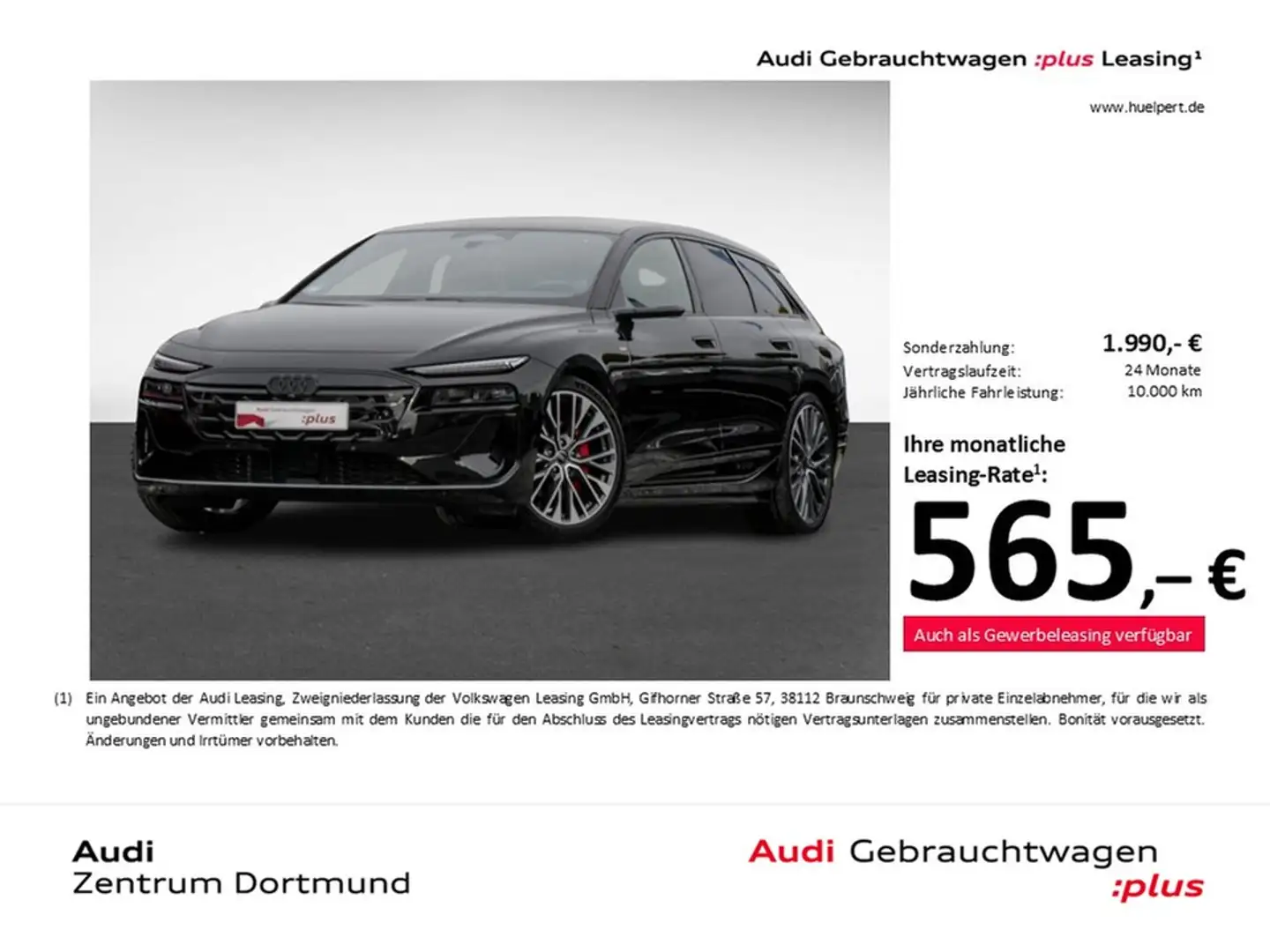 Audi A6 e-tron Avant performance S LINE PANO AHK LM21 Schwarz - 1