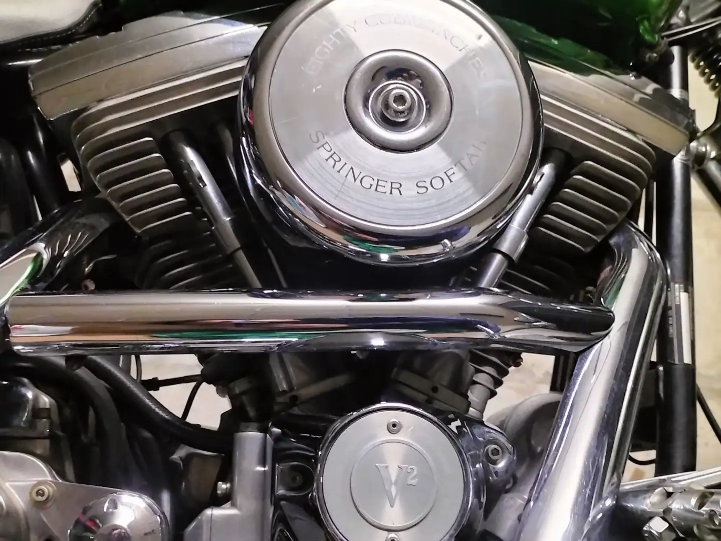 Harley-Davidson Softail softail springer 1340 del 92 Zöld - 1
