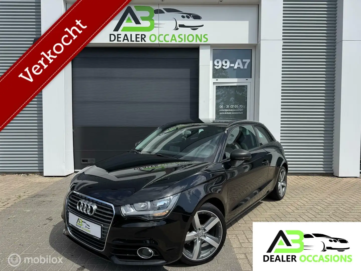 Audi A1 1.2 TFSI S-line /Climate/Stoel Verw/Navi/APK Zwart - 1