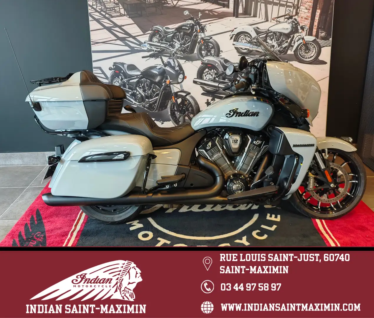 Indian Roadmaster Gris - 1