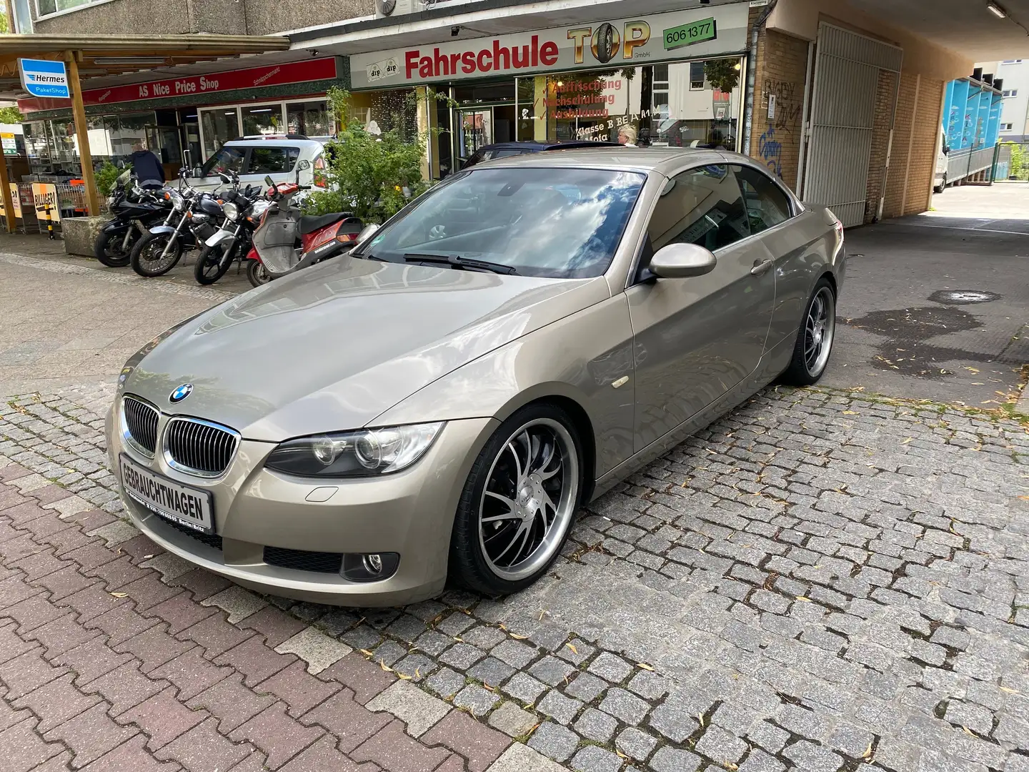 BMW 325 325d DPF Cabrio/2.Hand/Klimatr/Leder/PDC/Alufelgen Bronze - 2