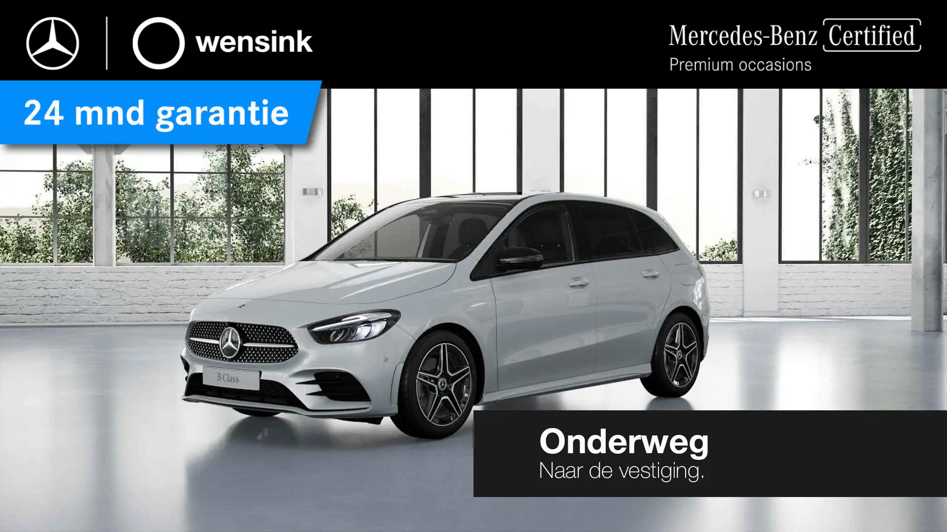 Mercedes-Benz B 180 AMG Line | Panoramadak | Night pakket | Distronic Blanc - 1