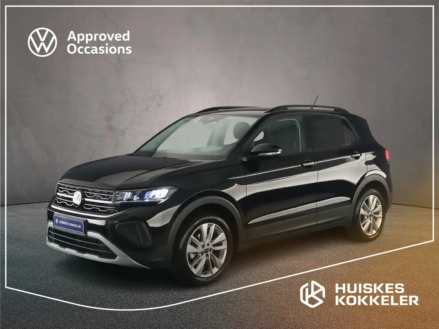 Volkswagen T-Cross Life Edition 1.0 TSI 95pk Adaptive cruise control, Zwart - 1