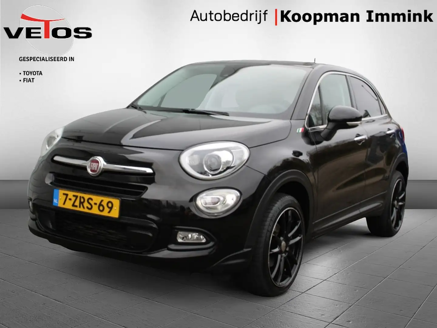 Fiat 500X 1.4 T M-Air Lounge Noir - 1