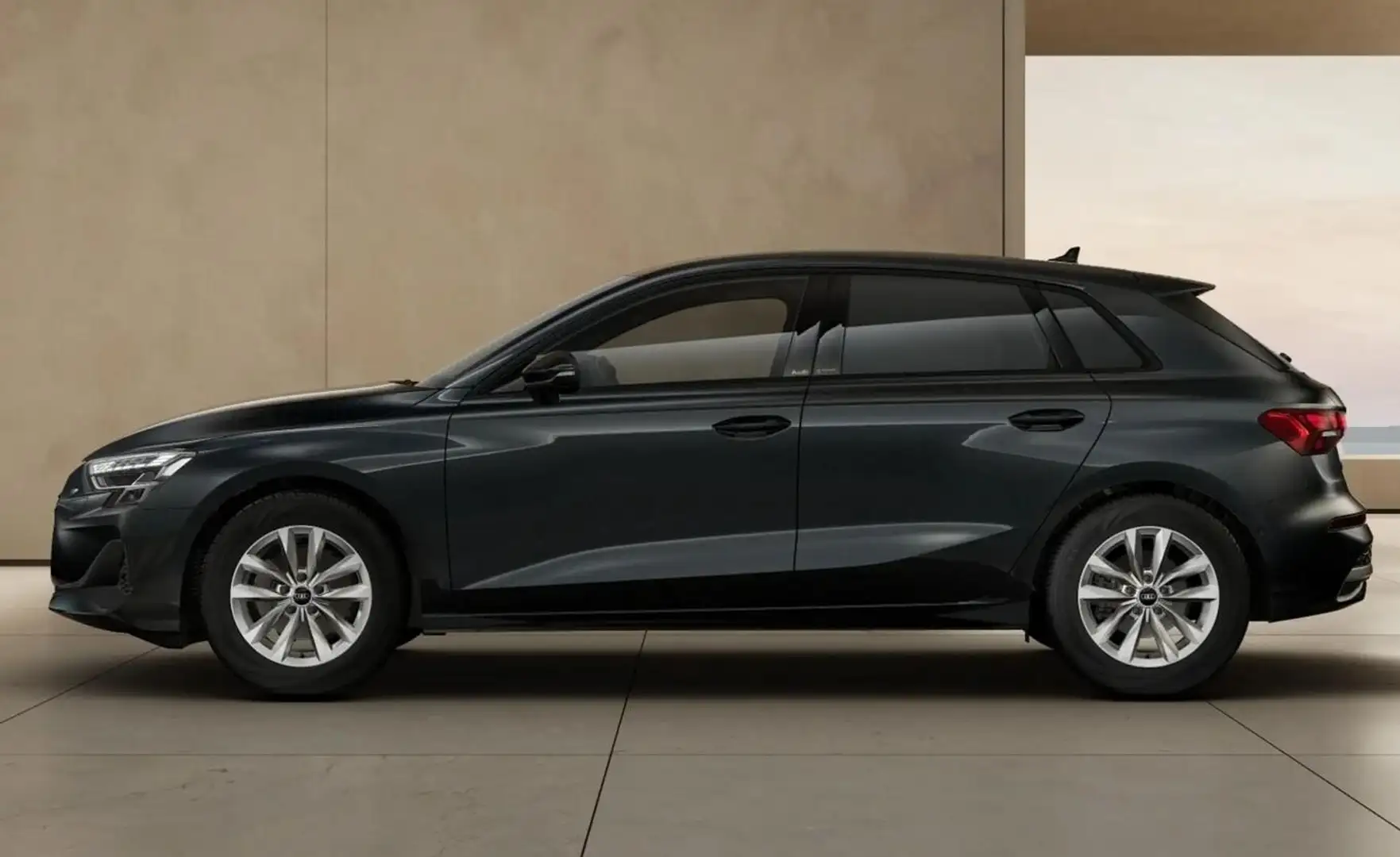 Audi A3 Sportback TDI 150 S tronic LED Nav KlimaP+ 110 ... Grau - 2